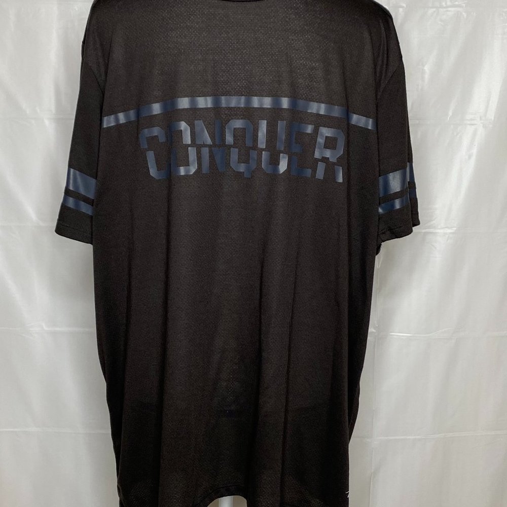 Men's MTA Sport Shirt Conquer Black Short Sleeve